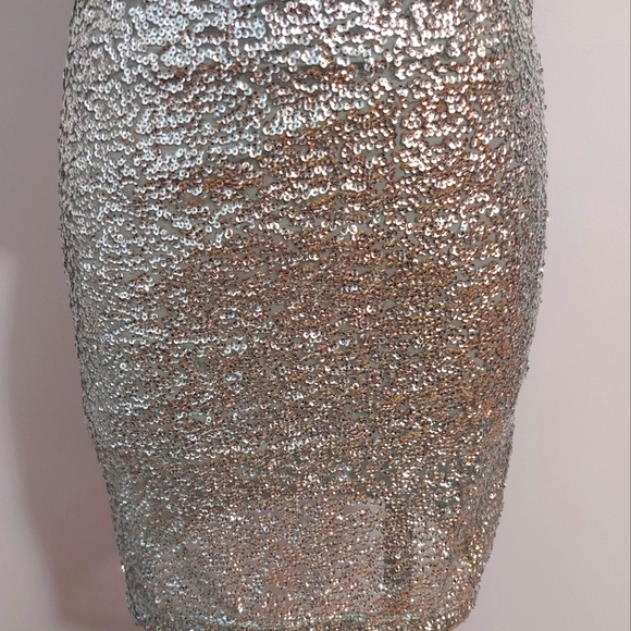 H&M Dresses & Skirts - Silver sequin miniskirt